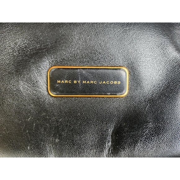 Marc By Marc Jacobs Black Leather Ligero East West Tote Black - Picture 2 of 16
